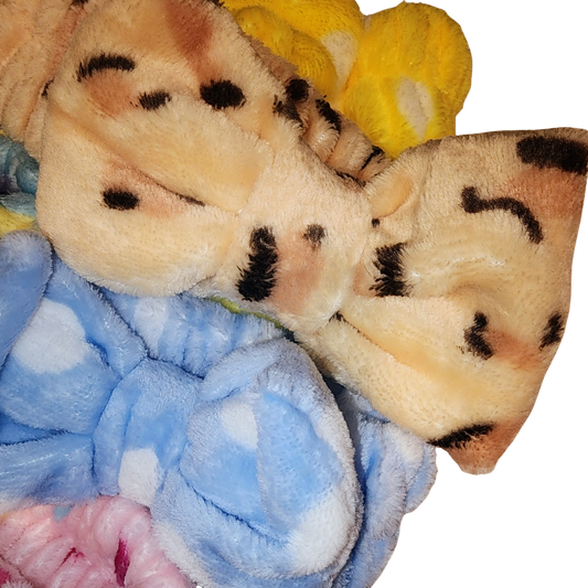 Plush Bow Headband