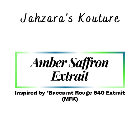 Amber Saffron Extrait- EDP