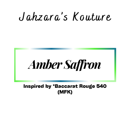 Amber Saffron- EDP