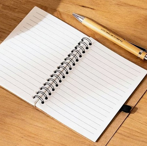 Inspirational Notebook with Bamboo Pen