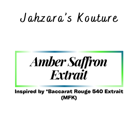 Amber Saffron Extrait