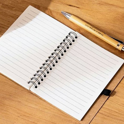 Inspirational Notebook with Bamboo Pen