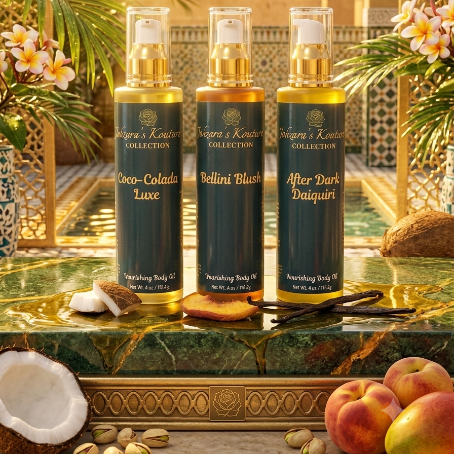 Glazed Oasis Body Oil Trio